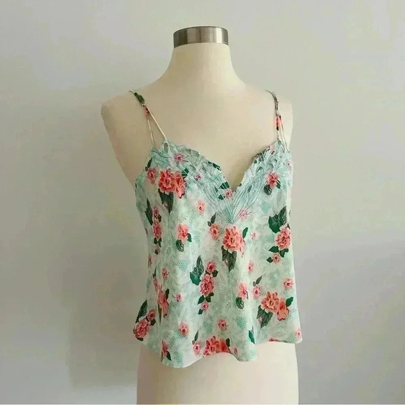 Vintage Victoria Secret Floral Tank Top S - Picture 10 of 10